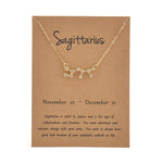 Zodiac Sign Constellation Necklace - Zodiac Radiance