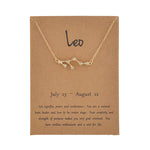 Zodiac Sign Constellation Necklace - Zodiac Radiance