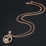 Zodiac Sign Constellation Necklace Pendant - Zodiac Radiance