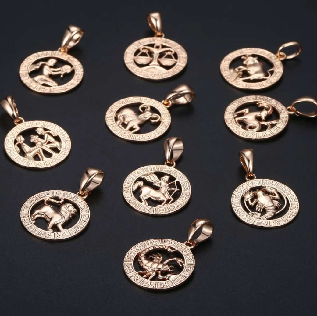 Zodiac Sign Constellation Necklace Pendant - Zodiac Radiance