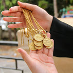 Zodiac Sign Gold Plated Amulet Necklace - Zodiac Radiance