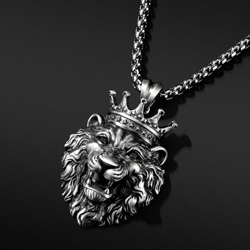 Zodiac Sign Lion Pendant & Chain - Zodiac Radiance