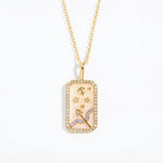 Zodiac Vintage Gold Plated Necklace - Zodiac Radiance