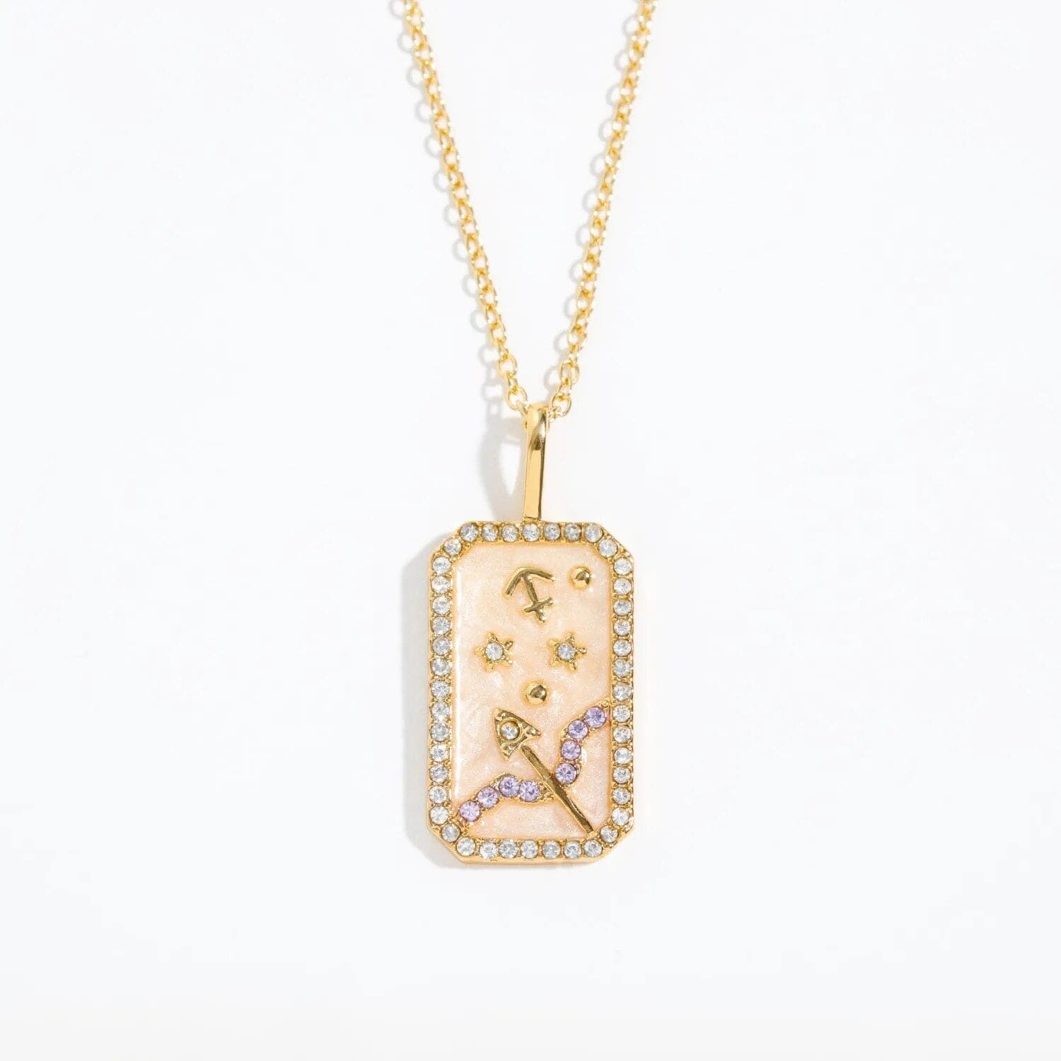 Zodiac Vintage Gold Plated Necklace - Zodiac Radiance