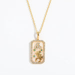 Zodiac Vintage Gold Plated Necklace - Zodiac Radiance