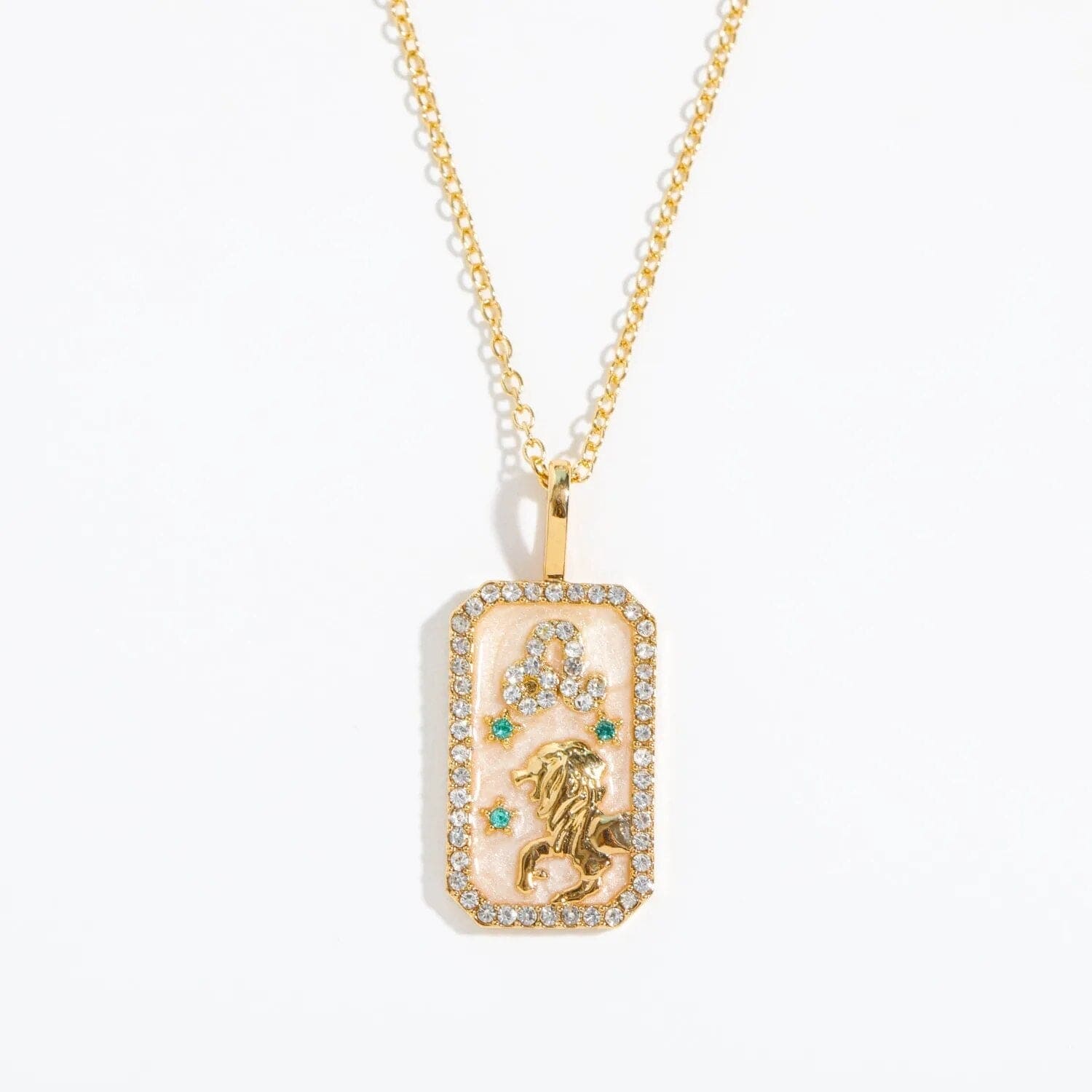 Zodiac Vintage Gold Plated Necklace - Zodiac Radiance