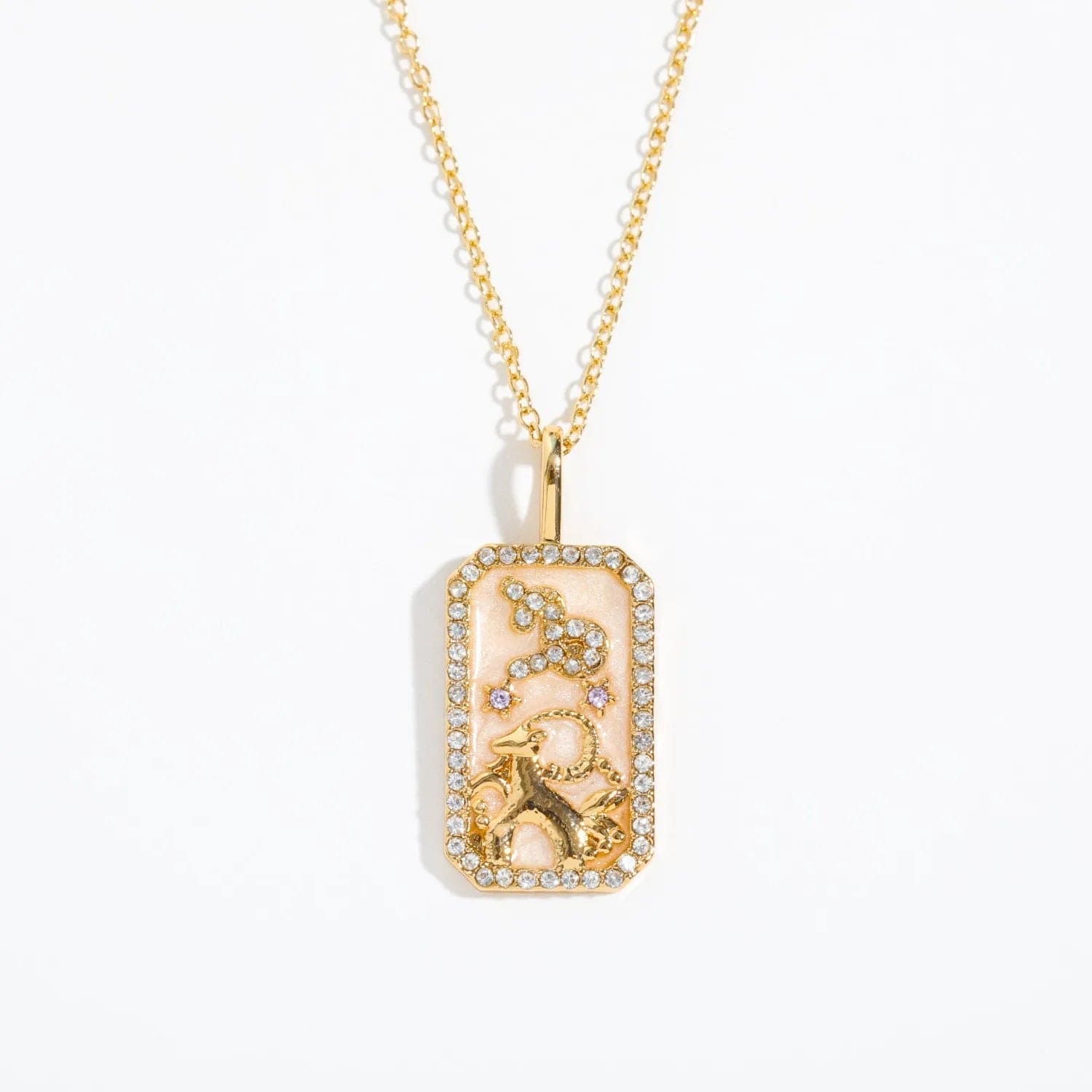 Zodiac Vintage Gold Plated Necklace - Zodiac Radiance