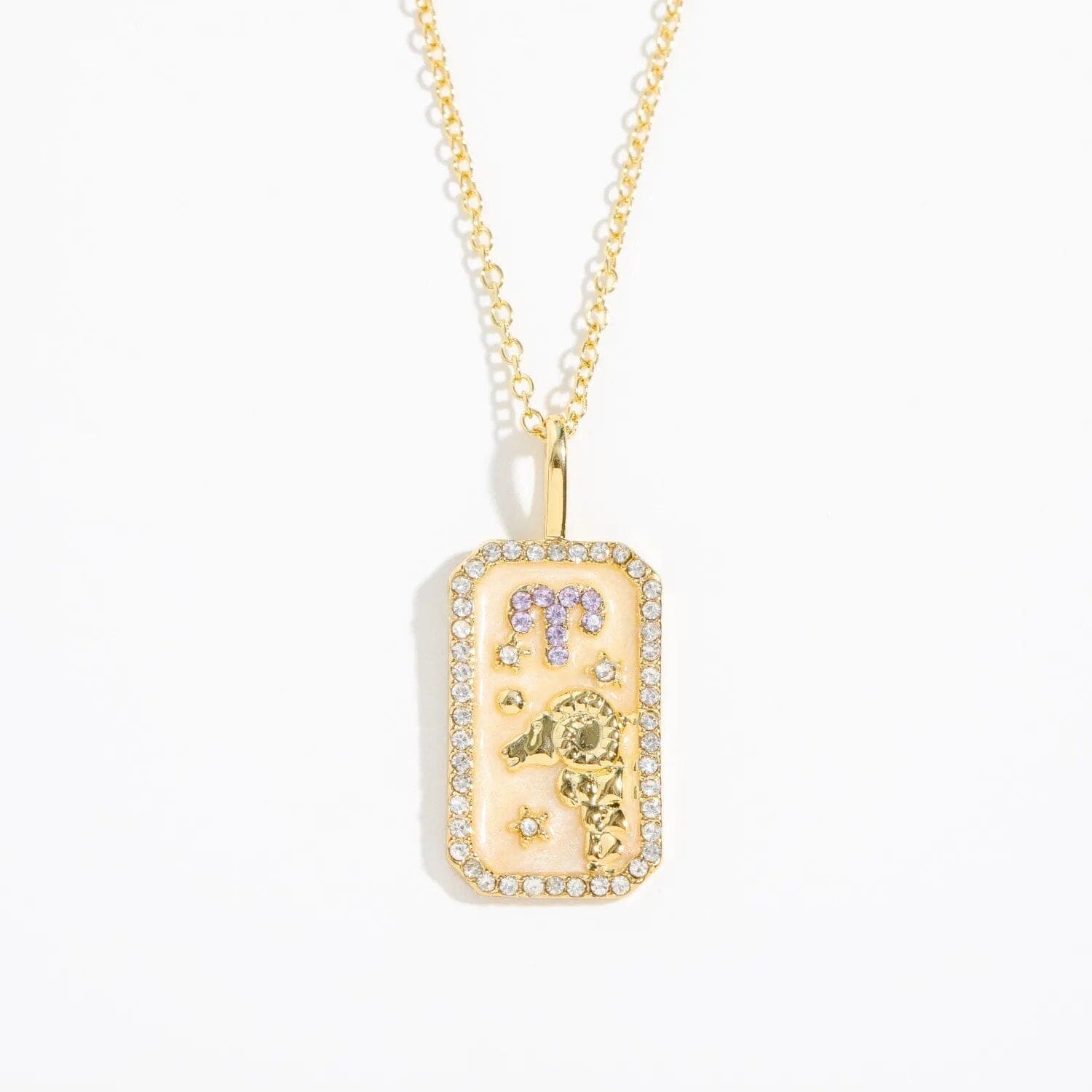 Zodiac Vintage Gold Plated Necklace - Zodiac Radiance