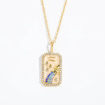 Zodiac Vintage Gold Plated Necklace - Zodiac Radiance