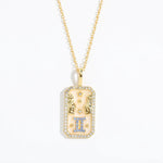 Zodiac Vintage Gold Plated Necklace - Zodiac Radiance