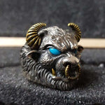 Zodiac Vintage Taurus Bull Sign Ring - Zodiac Radiance